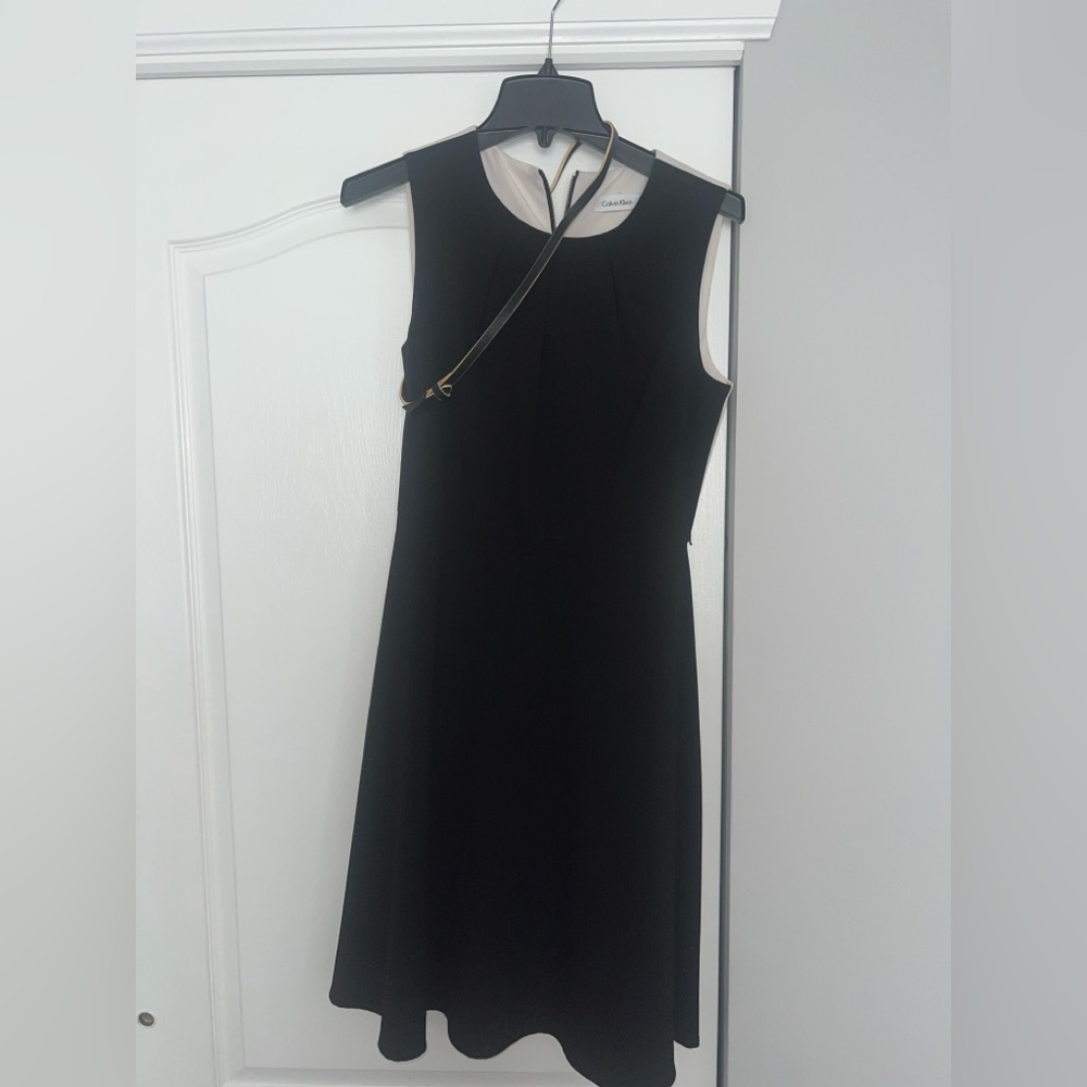 Calvin Klein Black Midi Dress